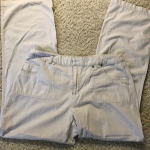 2 items for $10.  Cream bootcut pants